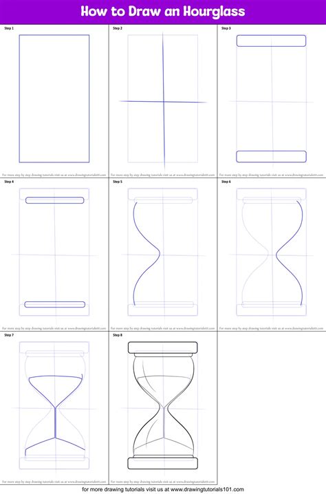 How To Draw An Hourglass – A Step by Step Guide